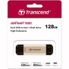 USB флеш накопичувач Transcend 128GB JetFlash 930 Gold-Black USB 3.2/Type-C (TS128GJF930C) - Image 8