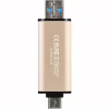 USB флеш накопитель Transcend 256GB JetFlash 930 Gold-Black USB 3.2/Type-C (TS256GJF930C) - Image 7