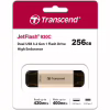 USB флеш накопичувач Transcend 256GB JetFlash 930 Gold-Black USB 3.2/Type-C (TS256GJF930C) - Image 8