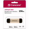 USB флеш накопитель Transcend 256GB JetFlash 930 Gold-Black USB 3.2/Type-C (TS256GJF930C) - Image 8