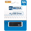 USB флеш накопичувач Verbatim 64GB MyMedia Black USB 2.0 (69263) - Image 4