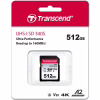 Карта пам'яті Transcend 512GB SD class 10 UHS-I U3 4K (TS512GSDC340S) - Image 2