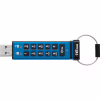 USB флеш накопитель Kingston 16GB IronKey Keypad 200 Blue USB 3.2 (IKKP200/16GB) - Image 2