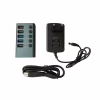 Концентратор Dynamode 5 ports USB3.0 to 4*USB3.0+2.4А Power Adapter 2.5A/12V (DM-UH-P405-G) - Image 3