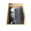 Концентратор Dynamode 5 ports USB3.0 to 4*USB3.0+2.4А Power Adapter 2.5A/12V (DM-UH-P405-G) - Image 9