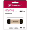 USB флеш накопитель Transcend 512GB JetFlash 930C Gold-Black USB 3.2/Type-C (TS512GJF930C) - Image 8