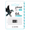USB флеш накопичувач Wibrand 64GB Hawk Black USB 2.0 (WI2.0/HA64M1B) - Image 2
