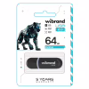 USB флеш накопичувач Wibrand 64GB Panther Black USB 2.0 (WI2.0/PA64P2B) - Image 2