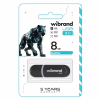 USB флеш накопичувач Wibrand 8GB Panther Black USB 2.0 (WI2.0/PA8P2B) - Image 2
