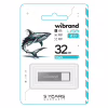 USB флеш накопитель Wibrand 32GB Shark Silver USB 2.0 (WI2.0/SH32U4S) - Image 2