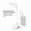 Настольная лампа ColorWay Flexible & Clip 2, 3.5W, со встроенным аккумулятором 1800 mAh (CW-DL10FCB-W) - Image 12