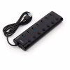 Концентратор Vinga USB3.0 to 7*USB3.0 1m cable with Switch and Power Adapter (VHA3A7B) - Image 4