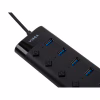 Концентратор Vinga USB3.0 to 7*USB3.0 1m cable with Switch and Power Adapter (VHA3A7B) - Image 5