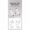 Підставка до ноутбука Vention Laptop X-type Stand White ABS 83-170мм (KDNW0) - Image 4