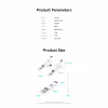 Подставка для ноутбука Vention Laptop X-type Stand White ABS 83-170мм (KDNW0) - Image 11