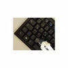 Наклейка на клавиатуру BestKey непрозрачная чорная, 68, оранжевый (BK13ORA/024) - Image 2