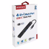 Концентратор Promate USB Hub 4 ports litehub-4.black (litehub-4.black) - Image 2