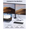 Концентратор Ugreen USB3.1 Type-C to HDMI/VGA/USB 3.0х3/RJ45/SD/TF/PD/35мм TRRS 100W 10-in-1 (15601) - Image 4