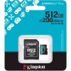 Карта пам'яті Kingston 512GB microSDXC сlass 10 UHS-I U3 V30 A2 Canvas Go Plus G4 (SDCG4/512GB) - Image 3