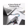 Концентратор Vention USB 3.0 to 4xUSB 3.0 Hub With Power Supply 0.15m black (CHLBB) - Image 8