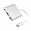 Концентратор HOCO USB-C to USB3.0+HDMI+PD HB14 Silver (6931474725790) - Image 2