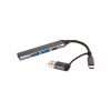Концентратор Dynamode USB Type-C + USB-A to 1хUSB-C 3.0 1хUSB-A 3.0 2xUSB-A 2.0 dark grey (DM-UH-314AC) - Image 3