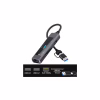 Концентратор XoKo USB-C 5-in-1 USB 3.0 + USB 2.0 + SD/TF + RJ45 100Mbps silver (XK-AC-350) - Image 2