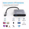 Концентратор ColorWay USB-C 3-in-1 USB 3.0 + HDMI 4K + USB-C PD100W (CW-HUB08) - Image 10