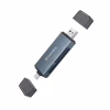 Зчитувач флеш-карт ColorWay USB 2.0/USB-C to CF/SD/MicroSD (CW-CR-01) - Image 2