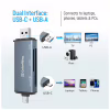 Зчитувач флеш-карт ColorWay USB 2.0/USB-C to CF/SD/MicroSD (CW-CR-01) - Image 5