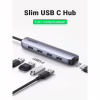 Концентратор Ugreen USB-C to 4xUSB 3.0 + HDMI CM417 gray (20197) - Image 3