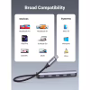 Концентратор Ugreen USB-C to 4xUSB 3.0 + HDMI CM417 gray (20197) - Image 7