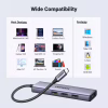 Концентратор Ugreen USB-C to HDMI + 3xUSB 3.0 + PD CM511 gray (15596) - Image 2