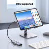 Концентратор Ugreen USB-C to HDMI + 3xUSB 3.0 + PD CM511 gray (15596) - Image 5