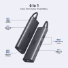 Концентратор Ugreen USB-C to HDMI + 2xUSB 3.2 + USB-C 3.2 + RJ45 + PD CM512 gray (45000) - Image 2