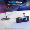Концентратор Ugreen USB-C to HDMI + 2xUSB 3.2 + USB-C 3.2 + RJ45 + PD CM512 gray (45000) - Image 3