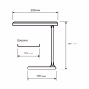Настольная лампа Eurolamp LED SMART 6W 410lm 2800-6500K 1200mAh (LED-TLB-6W(white)) - Image 3