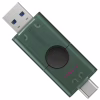 USB флеш накопитель Kingston 128GB DataTraveler Duo USB 3.2 / Type-C Black/Green (DTDEG2/128GB) - Image 2