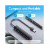 Концентратор Vention USB to 4xUSB 3.2 Gen2 + USB-C 10Gbps 0.15m black (CHOBB) - Image 2