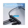 Концентратор Vention USB to 4xUSB 3.2 Gen2 + USB-C 10Gbps 0.15m black (CHOBB) - Image 4