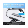 Концентратор Vention USB to 4xUSB 3.2 Gen2 + USB-C 10Gbps 0.15m black (CHOBB) - Image 5