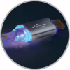 Дата кабель USB 2.0 AM to Micro 5P 1.0m GrayLED backlight Defender (87554) - Image 4
