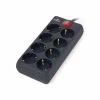 Мережевий фільтр живлення REAL-EL REAL-EL RS-8 PROTECT, 1.8m, black (EL122300021) - Image 3