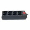 Мережевий фільтр живлення REAL-EL REAL-EL RS-8 PROTECT, 3m, black (EL122300022) - Image 5
