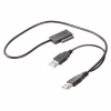 Перехідник USB 2.0 to Slimline SATA 13 pin Cablexpert (A-USATA-01) - Image 2
