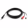 Кабель мультимедийный 3.5mm M to 2xRCA M 3.0m Vinga (VCPDCJ35MRCA23BK) - Image 2