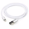 Дата кабель USB 2.0 AM to Lightning 1m nylon silver Vinga (VCPDCLNB1S) - Image 6