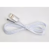Дата кабель USB 2.0 AM to Micro 5P 1m LED silver Vinga (VCPDCMLED1S) - Image 3