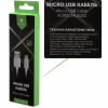 Дата кабель USB 2.0 AM to Micro 5P 1m LED silver Vinga (VCPDCMLED1S) - Image 4
