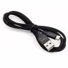Дата кабель USB 2.0 AM to Micro 5P nylon 1m black Vinga (VCPDCMBN21BK) - Image 3